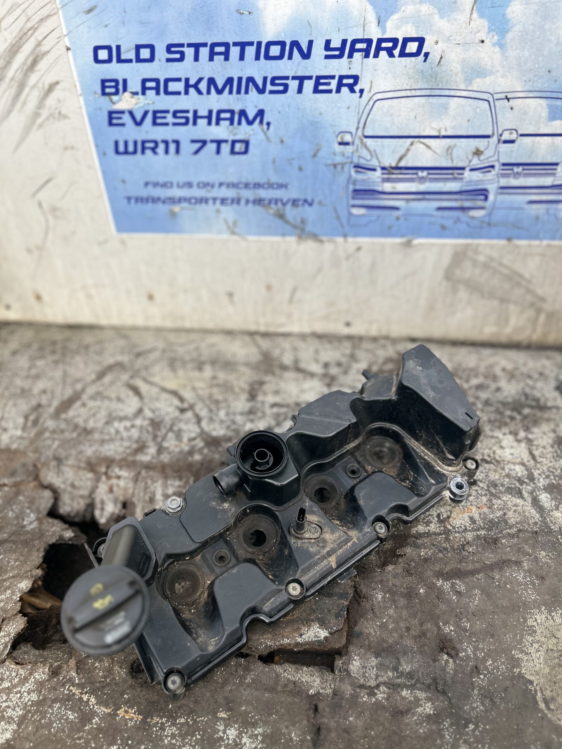 VW T6 TRANSPORTER 15-20 GENUINE EURO 6 BI-TURBO 2.0TDI ROCKER COVER CODE CXE 80K