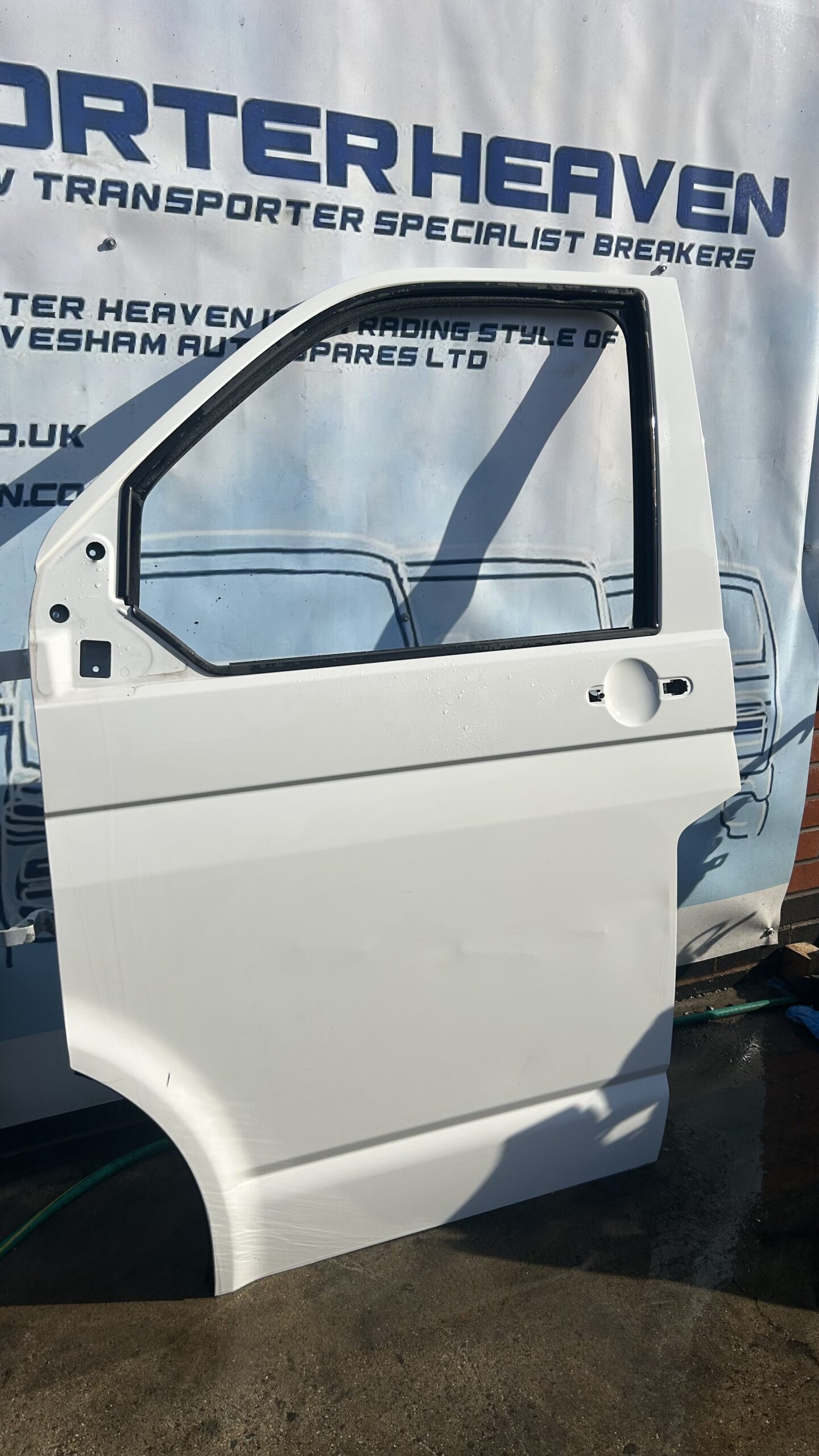 VW TRANSPORTER GENUINE T5/T5.1 LEFT FRONT PASSENGER DOOR NSF 2003 - 2014 - Image 2